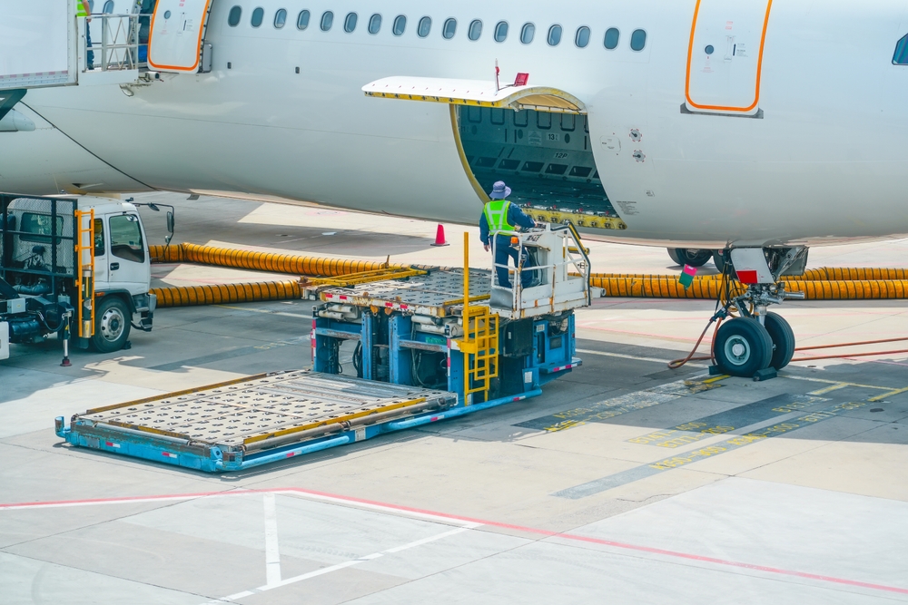 Preparing,To,Load,On,A,Forklift,Into,The,Cargo,Hold
